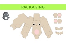 çocuklar için hazır hayvan model maketi şablonu, paper craft model animals